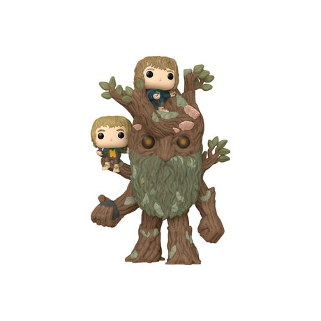 Funko Der Herr der Ringe Treebeard with Merry & Pippin Super Sized POP! Animation Vinyl Figur