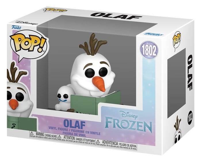 Funko Die Eiskönigin - Völlig unverfroren Readers- Olaf w/Book POP! Disney Vinyl Figur