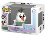 Funko Die Eiskönigin - Völlig unverfroren Readers- Olaf w/Book POP! Disney Vinyl Figur