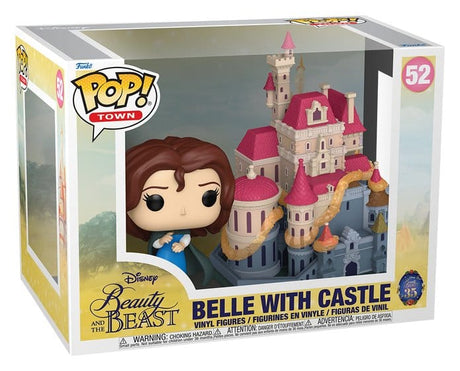 Funko Die Schöne und das Biest Belle with Castle POP! Town Vinyl Figuren