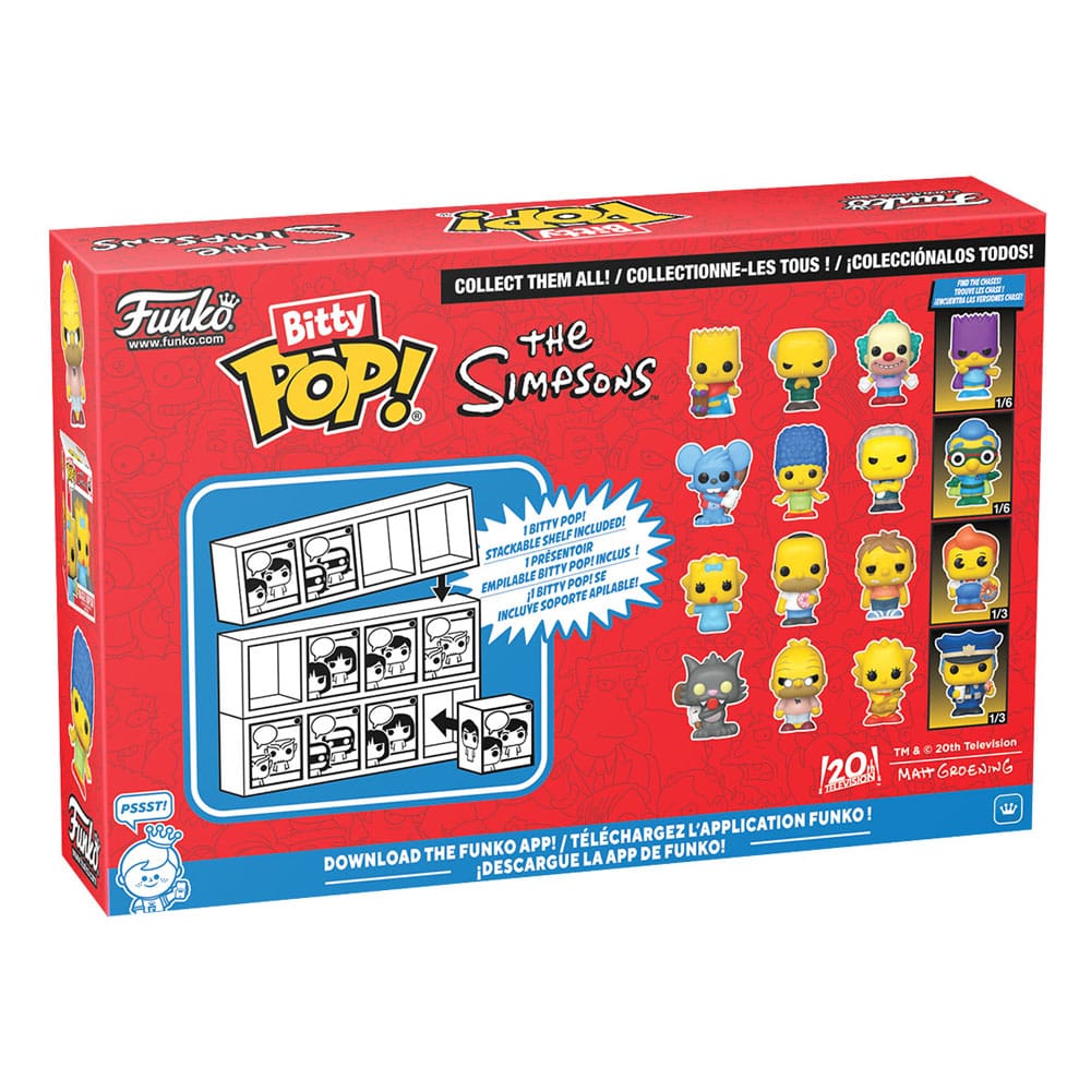 Funko Die Simpsons 4er-Pack Series 2 Bitty POP! Vinyl Figuren
