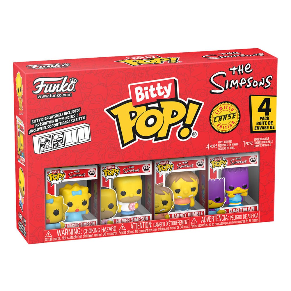 Funko Die Simpsons 4er-Pack Series 3 Bitty POP! Vinyl Figuren