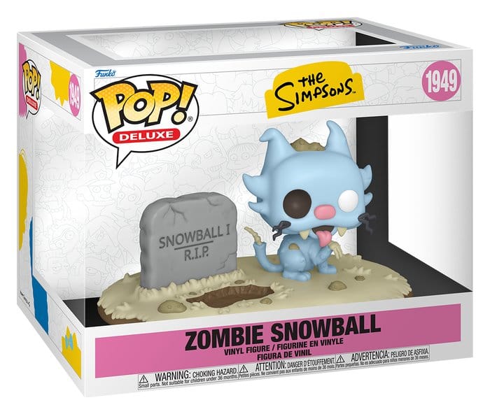 Funko Die Simpsons Zombie Snowball POP! Deluxe Vinyl Figur