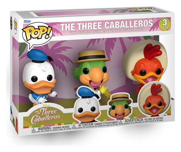 Funko Disney 3er-Pack The Three Caballeros POP! Vinyl Figuren