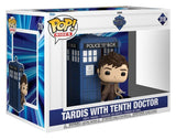Funko Doctor Who Tenth Doctor with TARDIS POP! Rides Deluxe Vinyl Figur