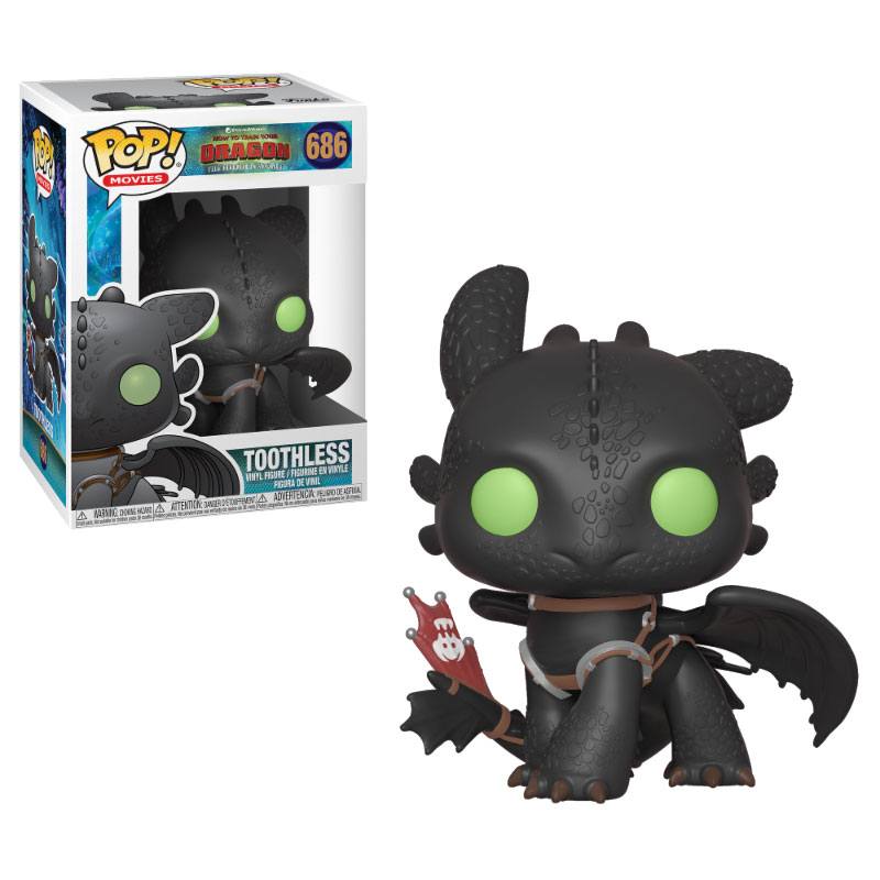Funko Drachenzähmen leicht gemacht 3 Toothless POP! Vinyl Figur