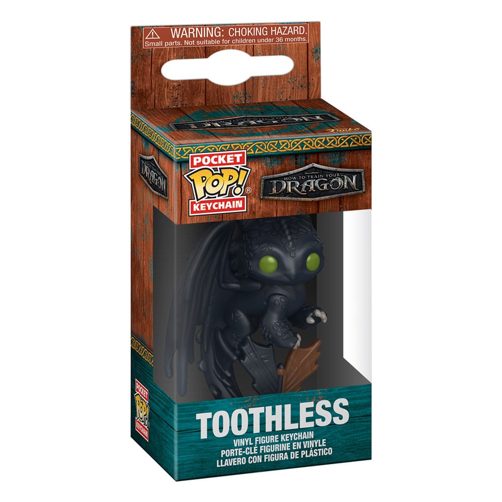 Funko Drachenzähmen leicht gemacht LAM Toothless Display (12) POP! Vinyl Schlüsselanhänger