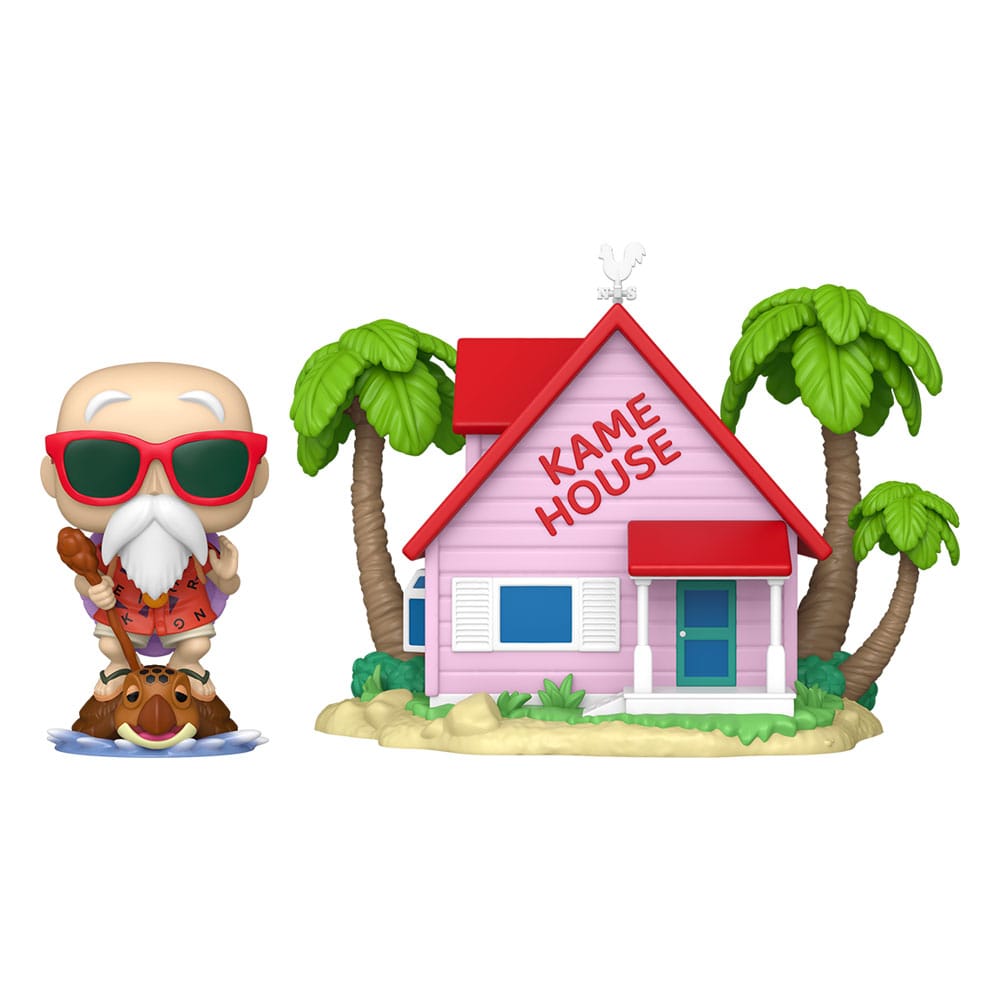 Funko Dragon Ball Kame House w/Master Roshi POP! Town Vinyl Figur