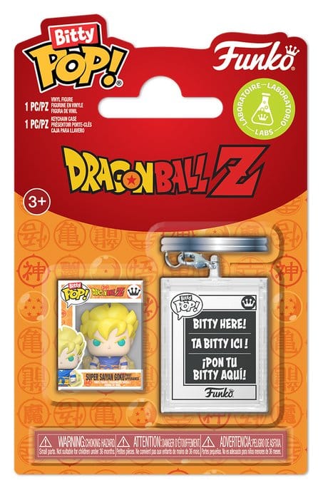 Funko Dragon Ball Z 2er-Pack Vegeta w/KCHN Bitty POP! & Accessory Vinyl Figuren