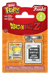Funko Dragon Ball Z 2er-Pack Vegeta w/KCHN Bitty POP! & Accessory Vinyl Figuren
