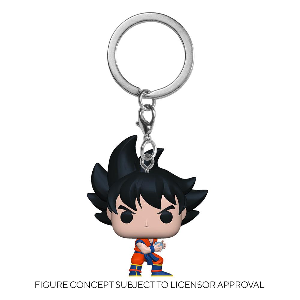 Funko Dragon Ball Z Goku w/Kamehameha Display (12) Pocket POP! Vinyl Schlüsselanhänger