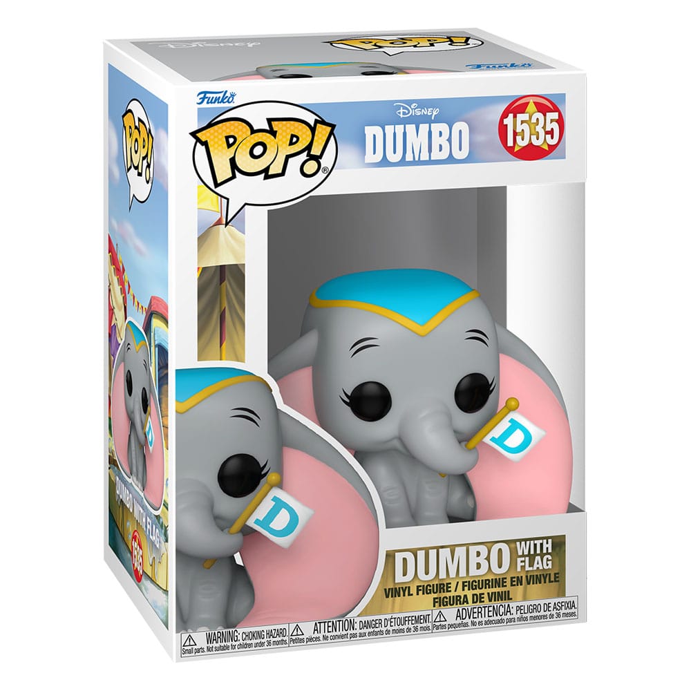 Funko Dumbo Dumbo w/flag POP! Disney Vinyl Figur