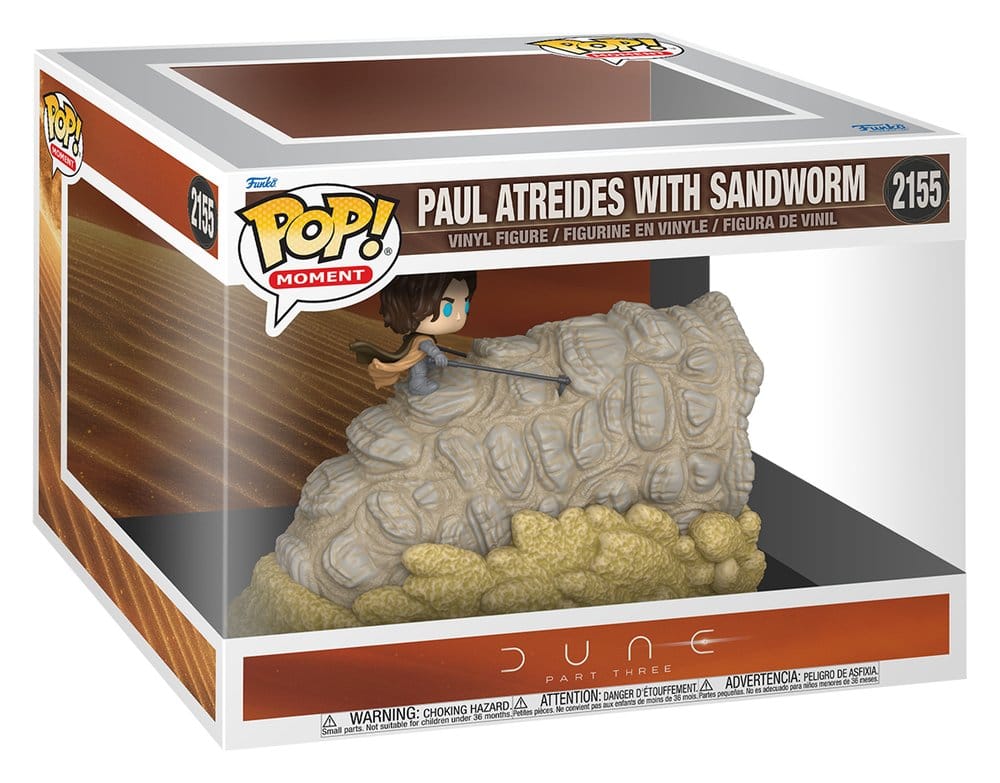 Funko Dune Part Three Paul Atreides with Sandworm POP! Moment Vinyl Figuren