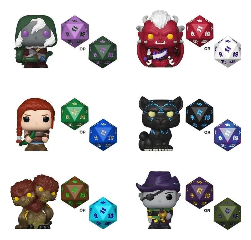 Funko Dungeons & Dragons Bitty POP! & Dice Mystery Series 1 (12)