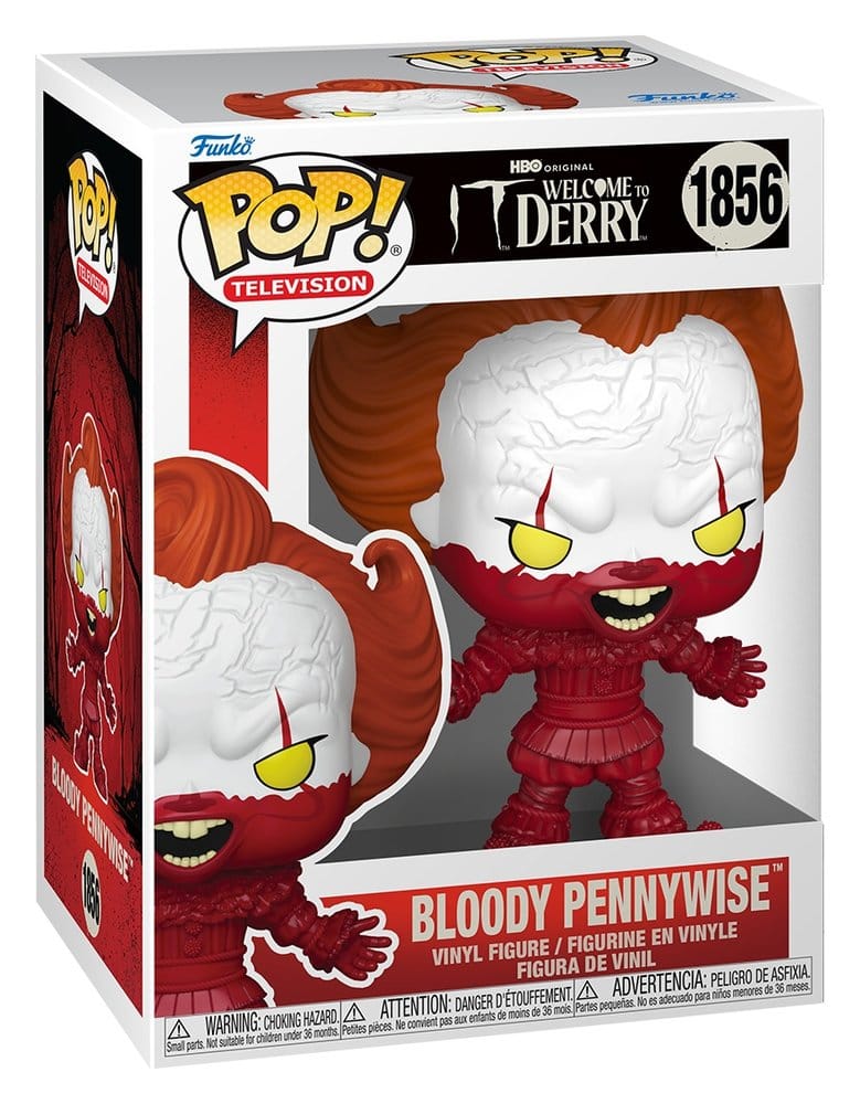 Funko Es Welcome to Derry Bloody Pennywise POP! Television Vinyl Figur