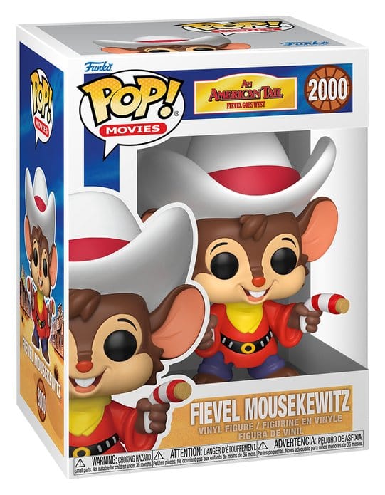 Funko Feivel, der Mauswanderer im Wilden Westen Fievel Mousekewitz POP Vinyl Figur