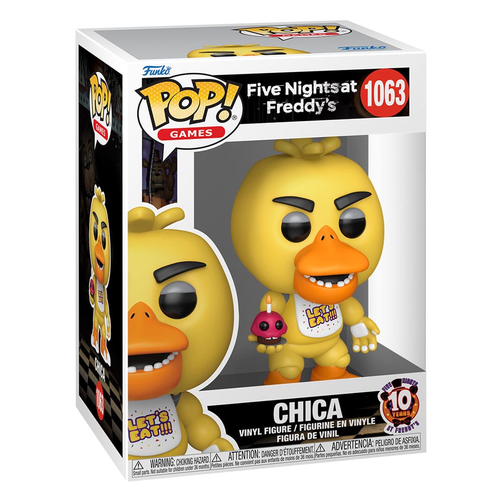 Funko Five Nights at Freddy's 10th Anniversary - Chica POP! Vinyl Figur