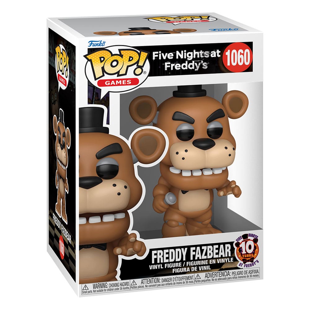 Funko Five Nights at Freddy's 10th Anniversary - Freddy POP! Vinyl Figur