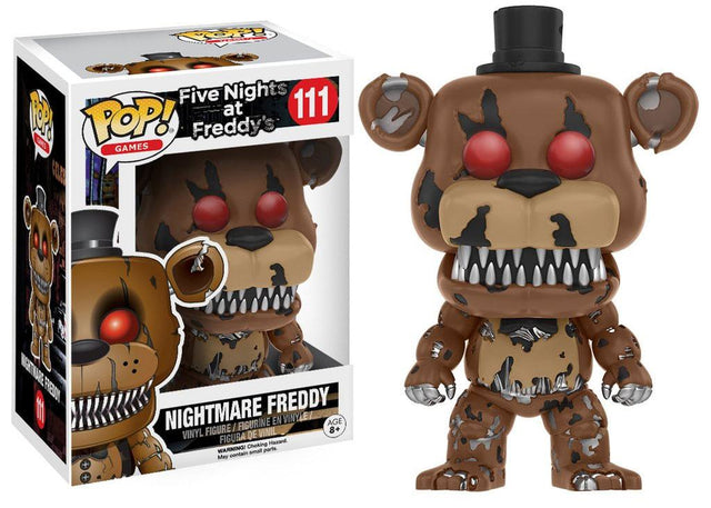 Funko Five Nights at Freddy's Nightmare Freddy POP! Games Vinyl Figur
