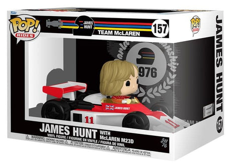 Funko Formel 1 McLaren- Hunt ('76) POP! Rides Super Deluxe Vinyl Figur