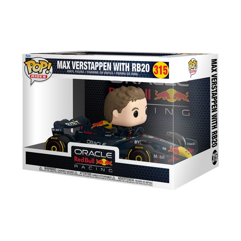 Funko Formel 1 RB- Verstappen w/RB20 POP! Rides Super Deluxe Vinyl Figur