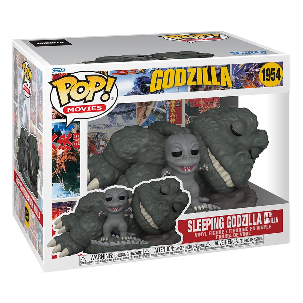 Funko Godzilla Sleeping Godzilla with Minilla Super Sized POP! Movies Vinyl Figur