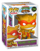 Funko Godzilla x Turtles Michelangelo X Ghidorah POP! Animation Vinyl Figur