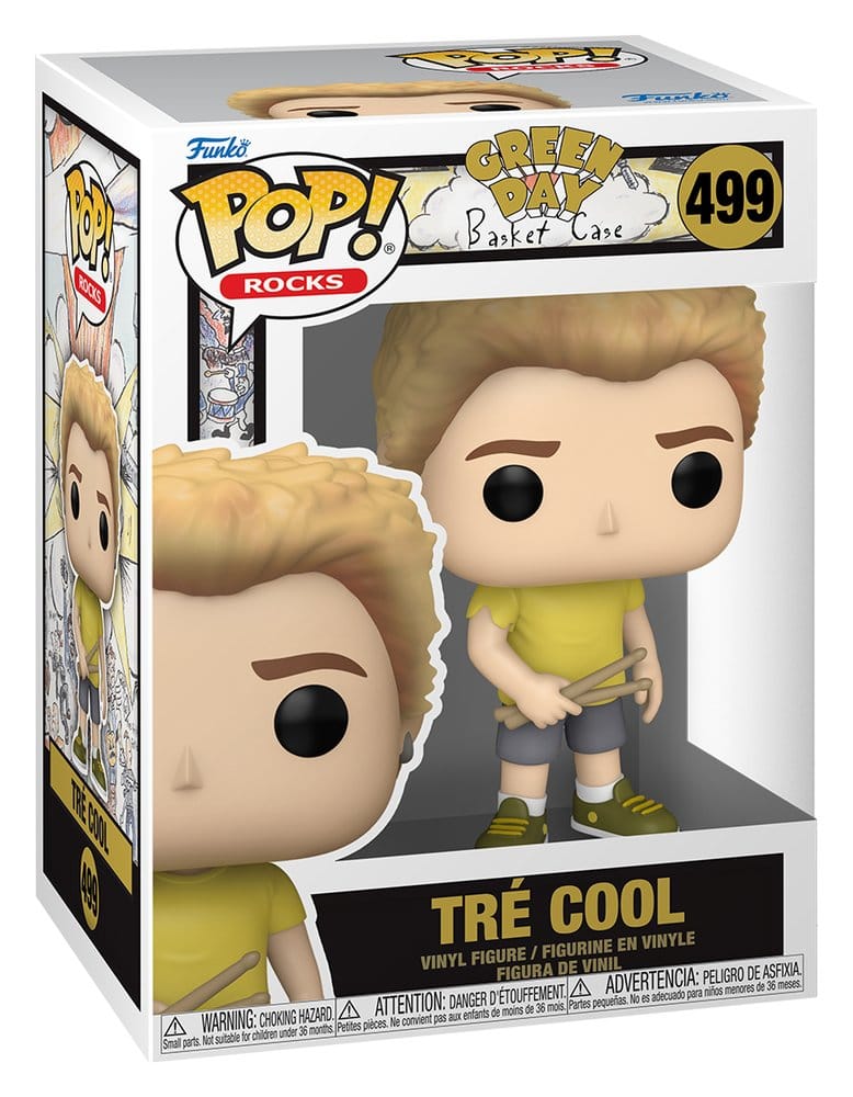 Funko Green Day Tre Cool (Basket Case) POP! Rocks Vinyl Figur