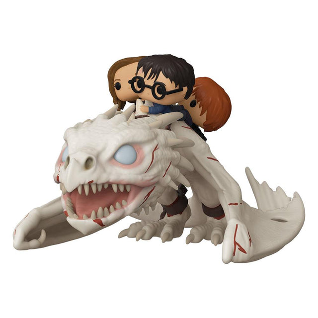 Funko Harry Potter Dragon w/Harry, Ron, & Hermine POP! Rides Vinyl Figur