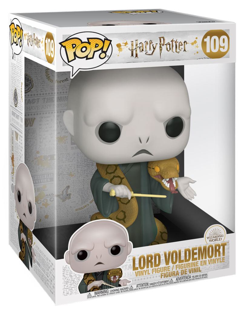 Funko Harry Potter Super Sized POP! Movies Voldemort w/Nagini Vinyl Figur