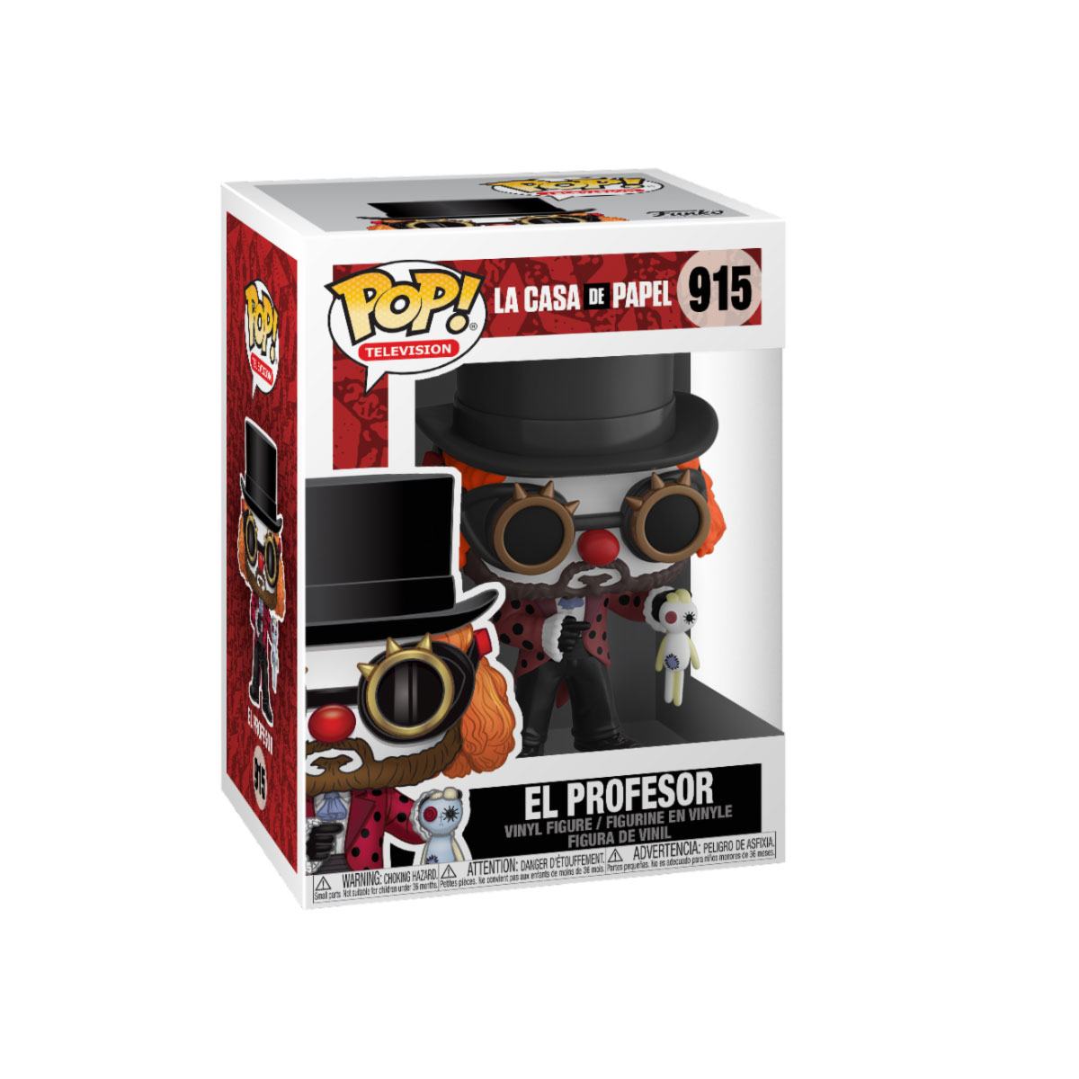 Funko Haus des Geldes Professor O Clown POP! TV Vinyl Figur