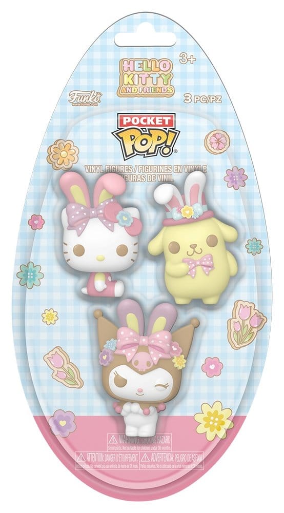 Funko Hello Kitty Easter Egg 3-Pack HK Pocket POP! Vinyl Figuren