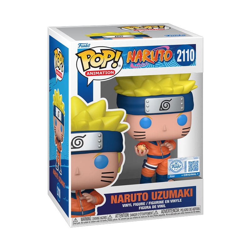 Funko *heo Exclusive Edition* Naruto Naruto Uzumaki with Water Balloon Pop! Animation Vinyl Figur
