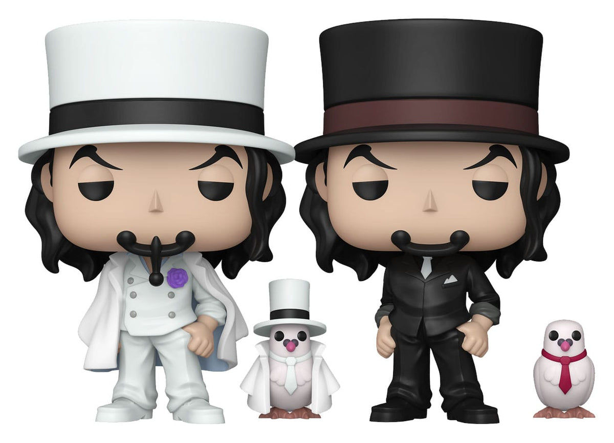 Funko *heo Exclusive Edition* One Piece POP!&Buddy Animation Vinyl Figuren Rob Lucci with Hattori w/Chase Sortiment (6)