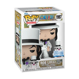 Funko *heo Exclusive Edition* One Piece POP!&Buddy Animation Vinyl Figuren Rob Lucci with Hattori w/Chase Sortiment (6)