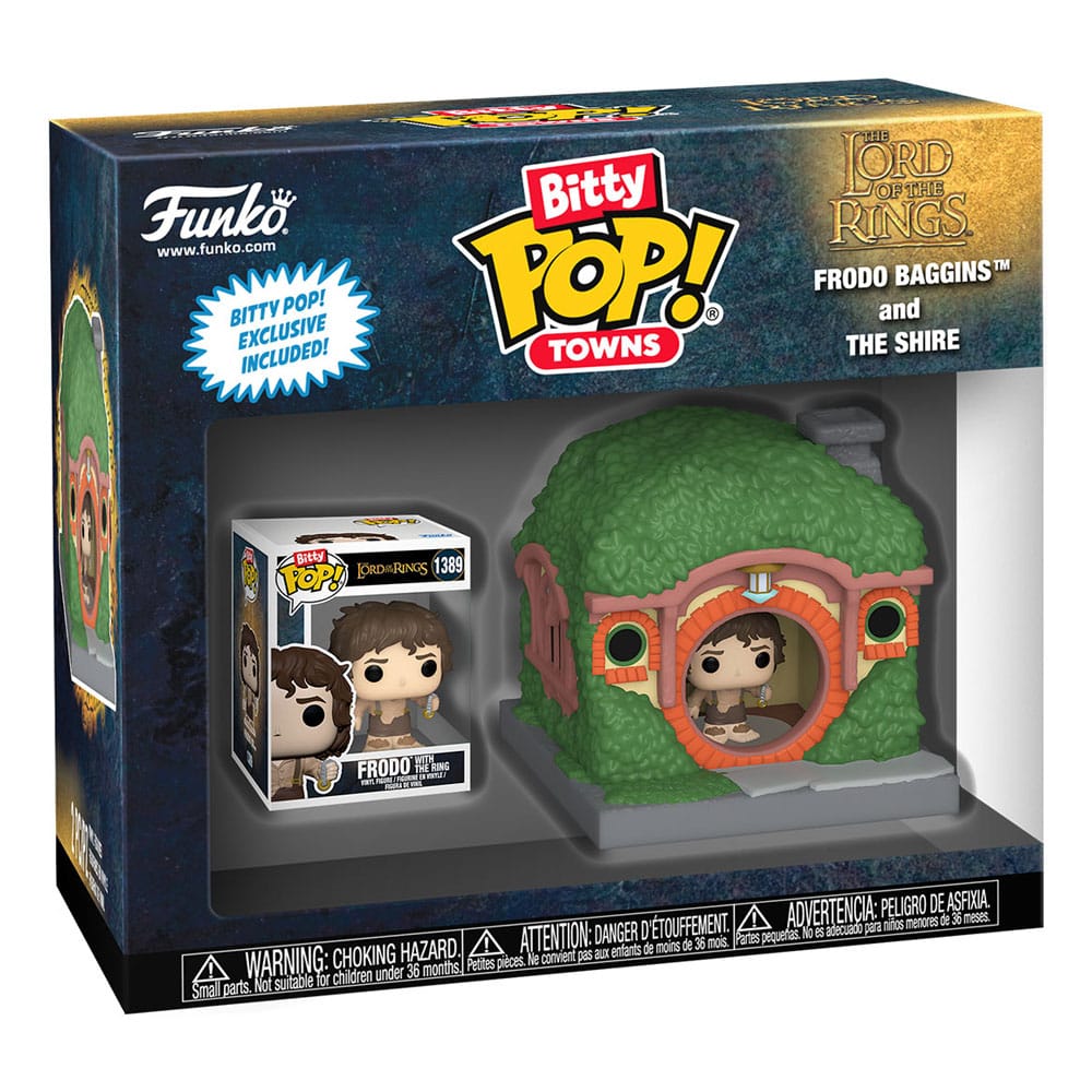 Funko Herr der Ringe Frodo at Shire Bitty POP! Town Vinyl Figur