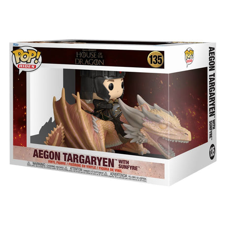 Funko House of the Dragon Aegon Targaryen w/ Sunfyre POP! Rides Vinyl Figur