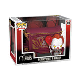 Funko It-Welcome to Derry Pennywise & Wagon POP! Town Vinyl Figur
