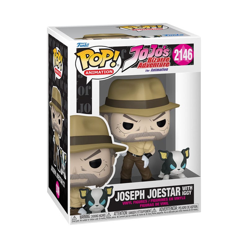 Funko JoJo´s Bizarre Adventure POP!&Buddy Animation Vinyl Figuren Joseph & Iggy