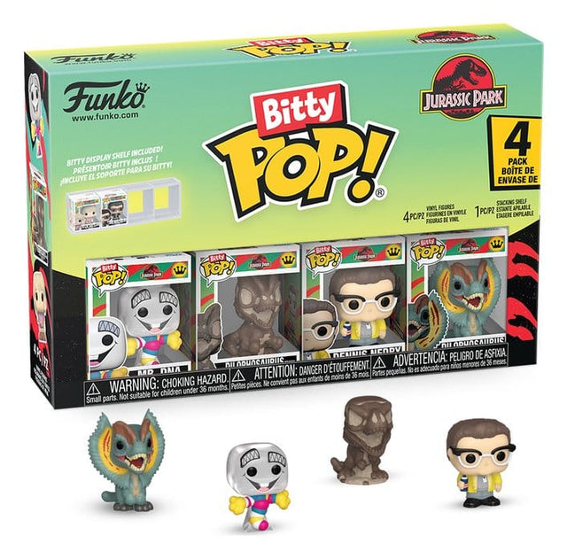 Funko Jurassic Park 4er-Pack Mr. DNA Bitty POP! Vinyl Figuren