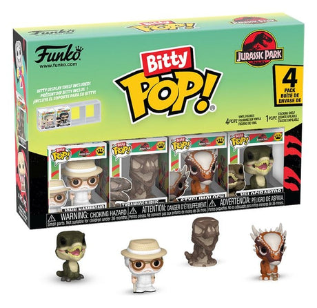 Funko Jurassic Park 4er-Pack Series 2 Bitty POP! Vinyl Figuren