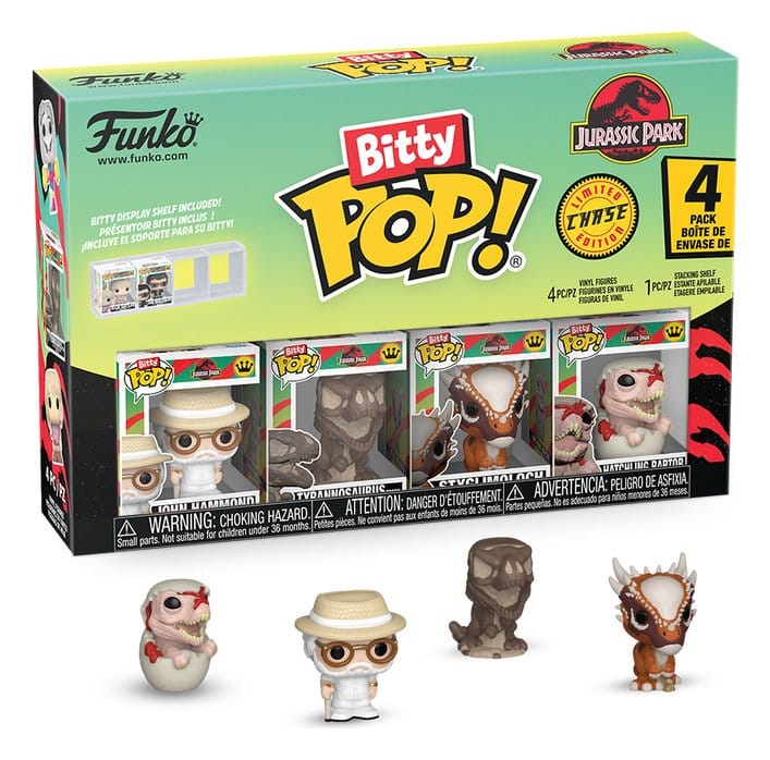 Funko Jurassic Park 4er-Pack Series 2 Bitty POP! Vinyl Figuren