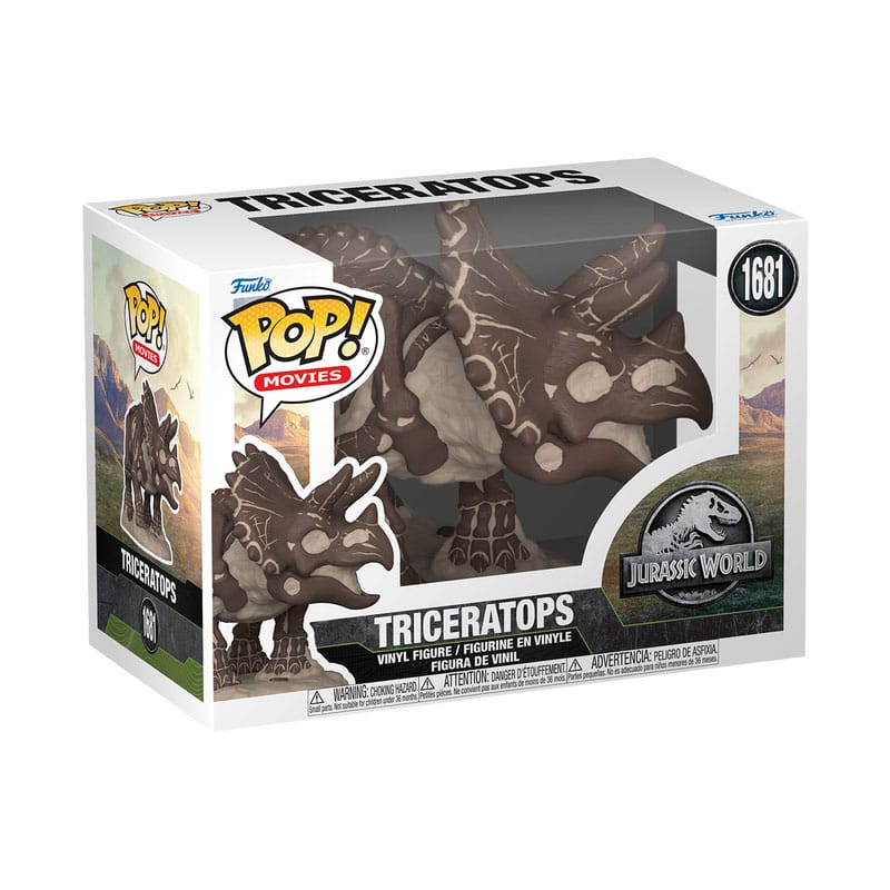 Funko Jurassic Park Fossil Triceratops POP! Movies Vinyl Figur