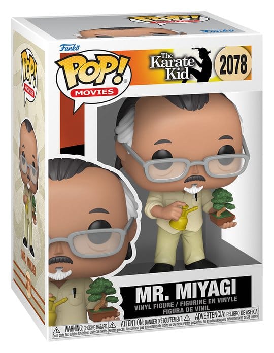 Funko Karate Kid Mr. Miyagi w/BT POP! Movies Vinyl Figur