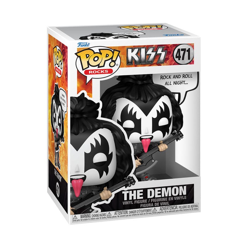 Funko KISS The Demon(R&R All Night) POP! Sayings Vinyl Figur