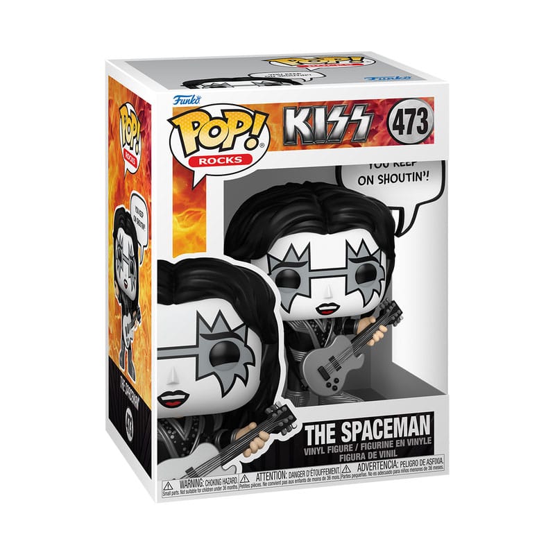 Funko KISS The Spaceman(R&R All Night) POP! Sayings Vinyl Figur