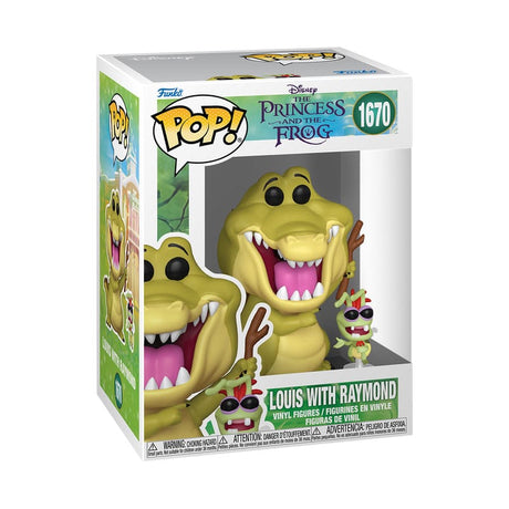 Funko Küss den Frosch Louis w/Raymond POP! Disney Vinyl Figur
