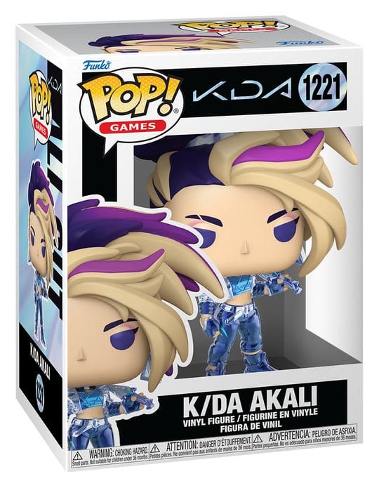 Funko League of Legends K/DA Akali POP! Games Vinyl Figur