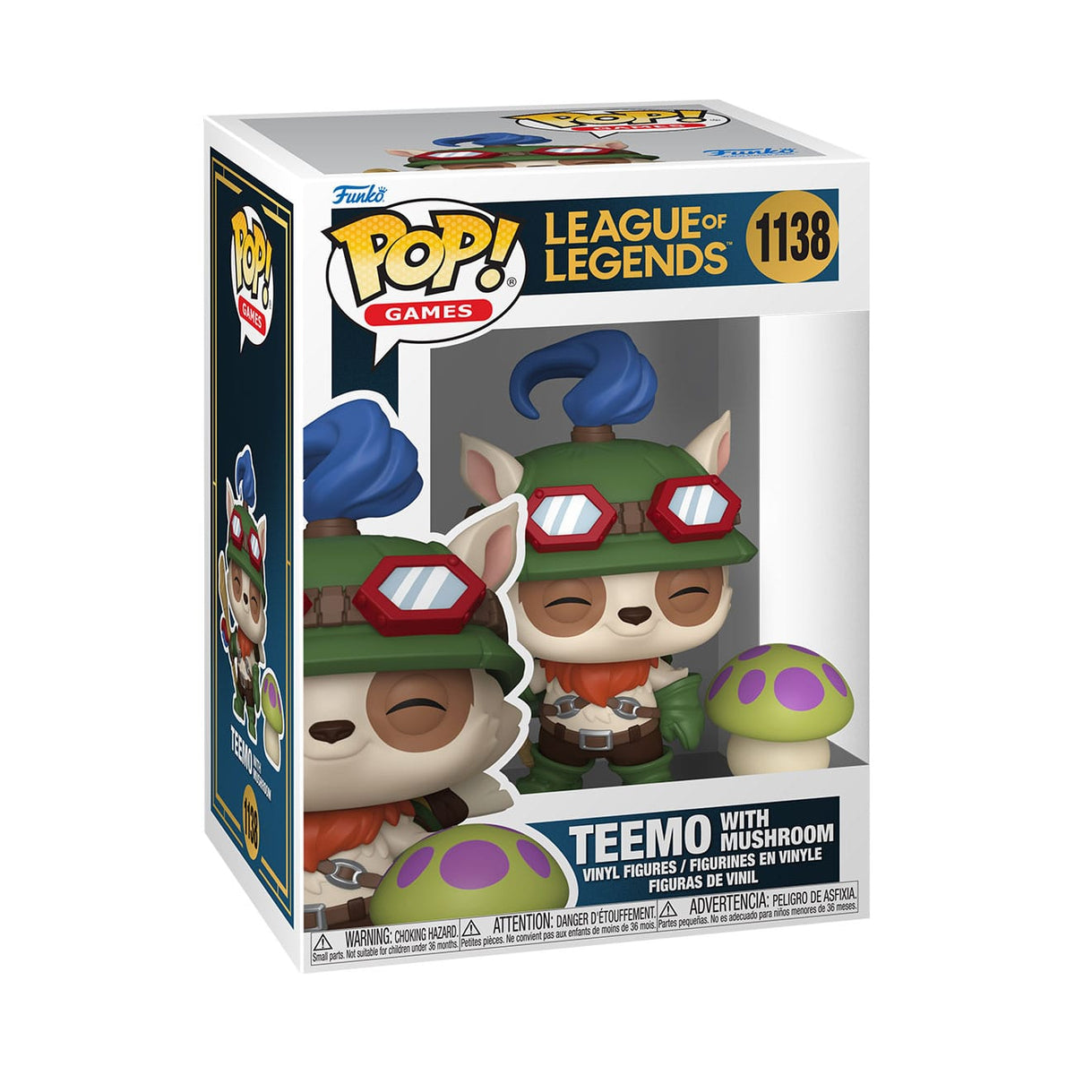 Funko League of Legends POP!&Buddy Vinyl Figur Teemo w/Shroom