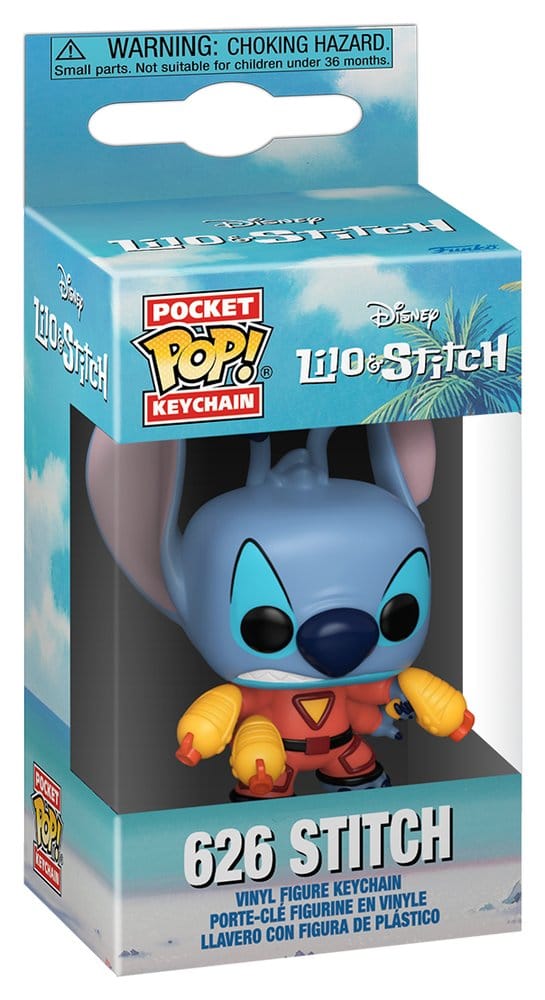 Funko Lilo&Stitch 626 Stitch Display (12) POP! Vinyl Schlüsselanhänger